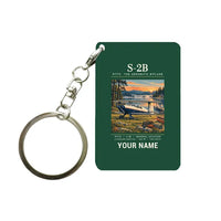 Thumbnail for Pitts S-2B - Poster + Name - Key Chain - Dark Green