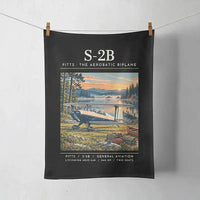 Thumbnail for Pitts S-2B - Poster - Towel - Black