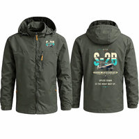 Thumbnail for Pitts S-2B Stylish Jackets - Hooded Windbreaker - Original - Olive Green