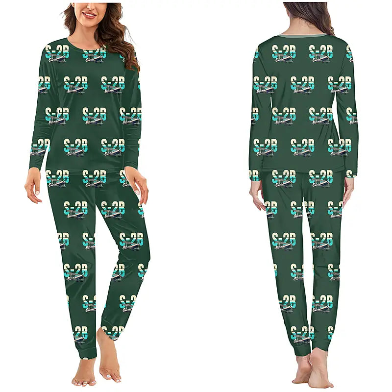Pitts S-2B - Women Pajamas - Original Pattern - Dark Green