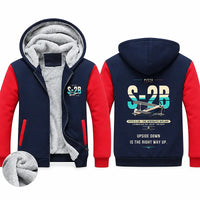 Thumbnail for Pitts S-2B Zipped Sweatshirts - Original - Navy & Red