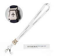 Thumbnail for Pittsburgh City Series seat belt lanyard - white