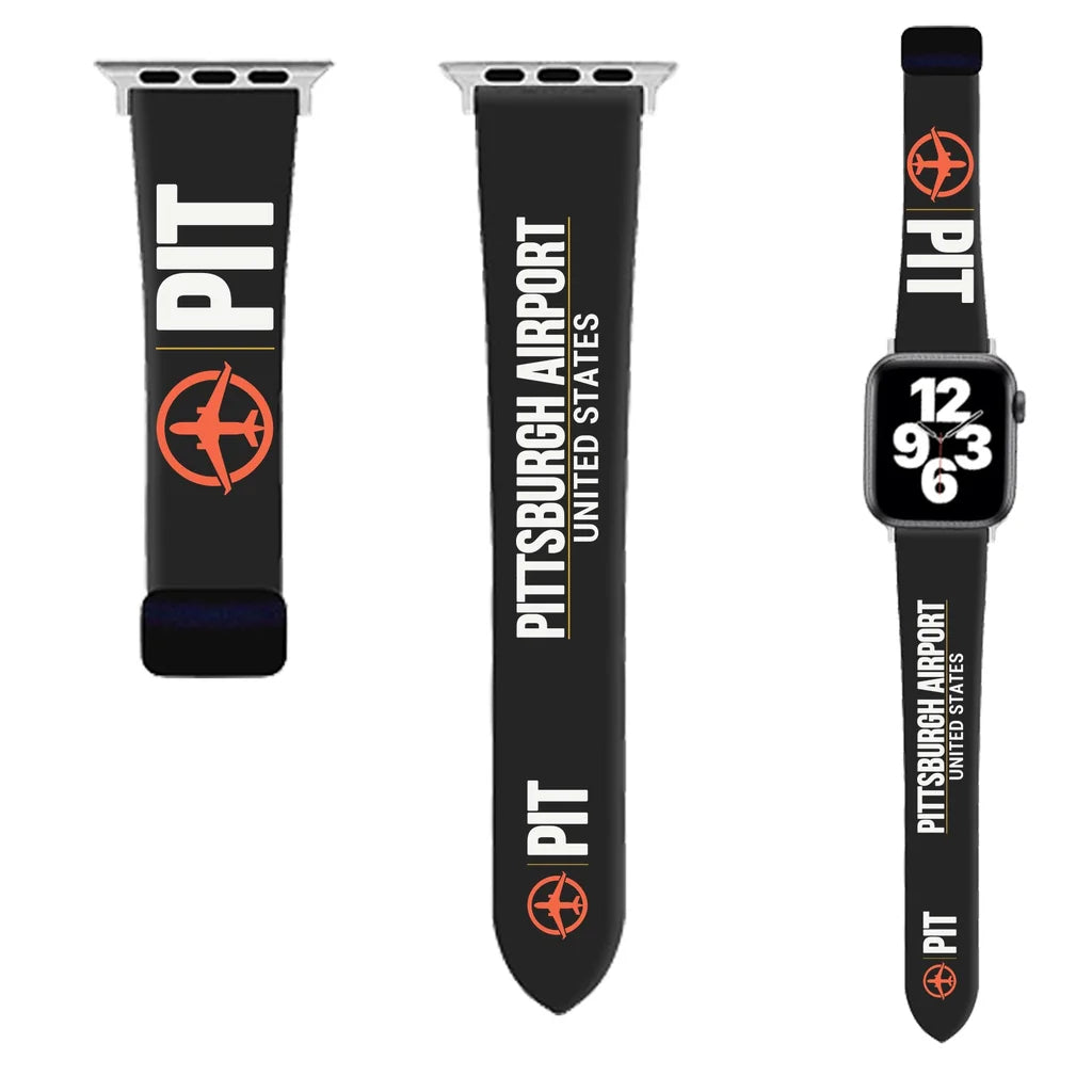 WBV6 | Pittsburgh International Airport PIT | Black (Magnetic Band)