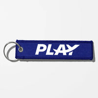 Thumbnail for Play Airlines Crew & Staff Tag Key Chains - Blue