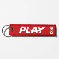 Thumbnail for Play Airlines Crew & Staff Tag Key Chains - Red - Crew