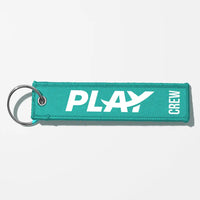Thumbnail for Play Airlines Crew & Staff Tag Key Chains - Turquoise - Crew