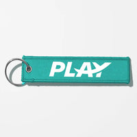 Thumbnail for Play Airlines Crew & Staff Tag Key Chains - Turquoise