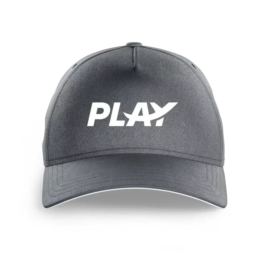 Play Airlines printed hat - gray
