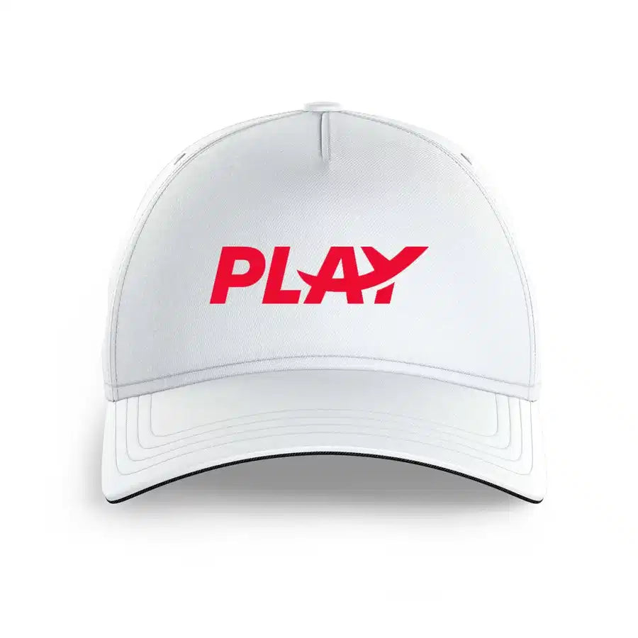 Play Airlines printed hat - white