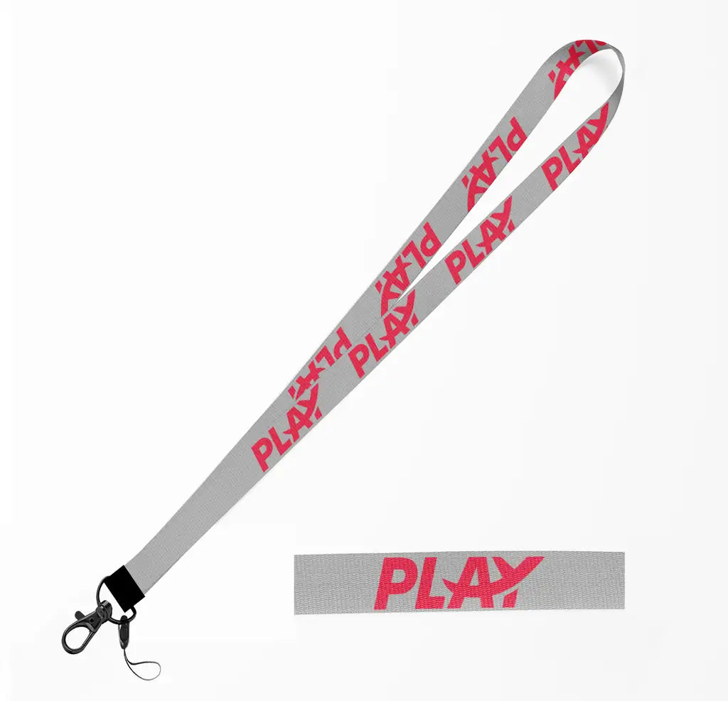 Play Airlines lanyard - light gray