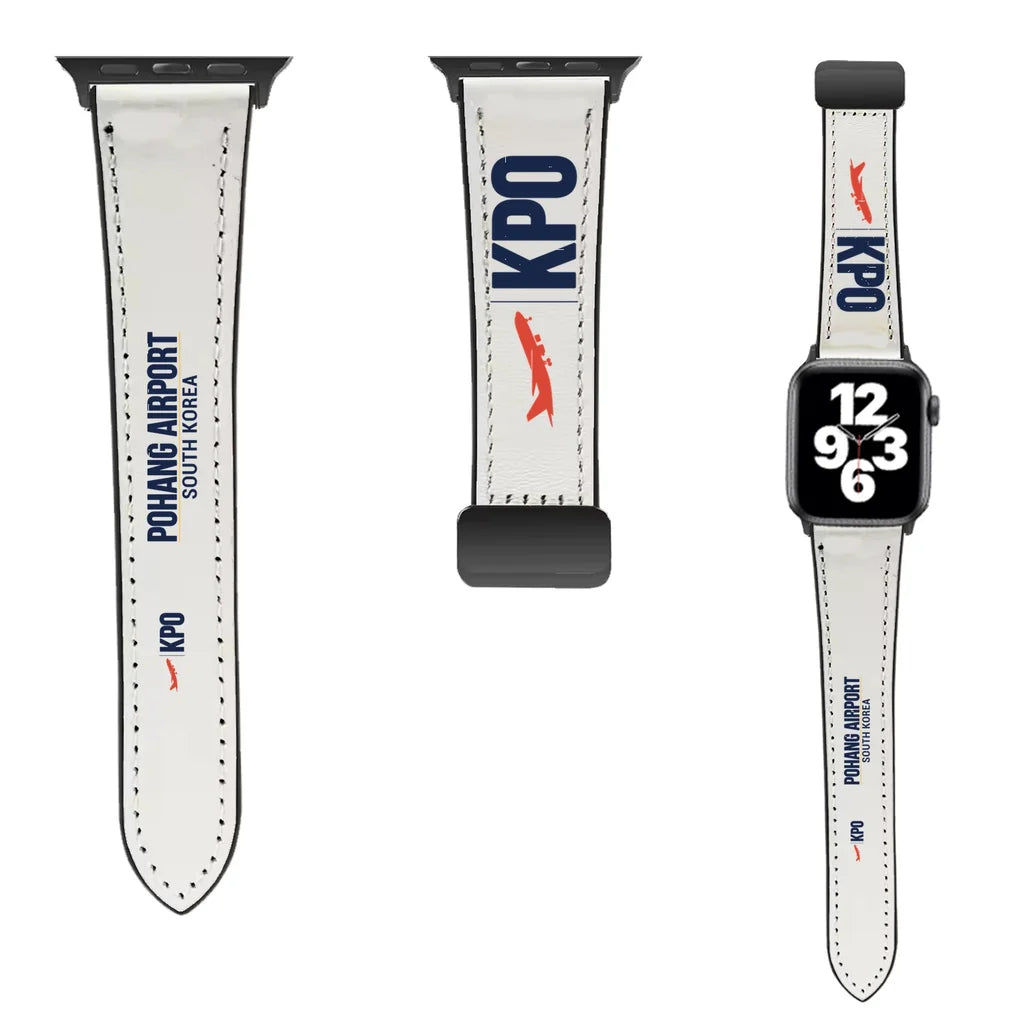 WBV6 | Pohang Airport KPO | Leather - White