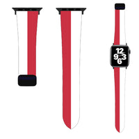Thumbnail for Poland Flag Designed Soft Silicone Apple Watch Bands