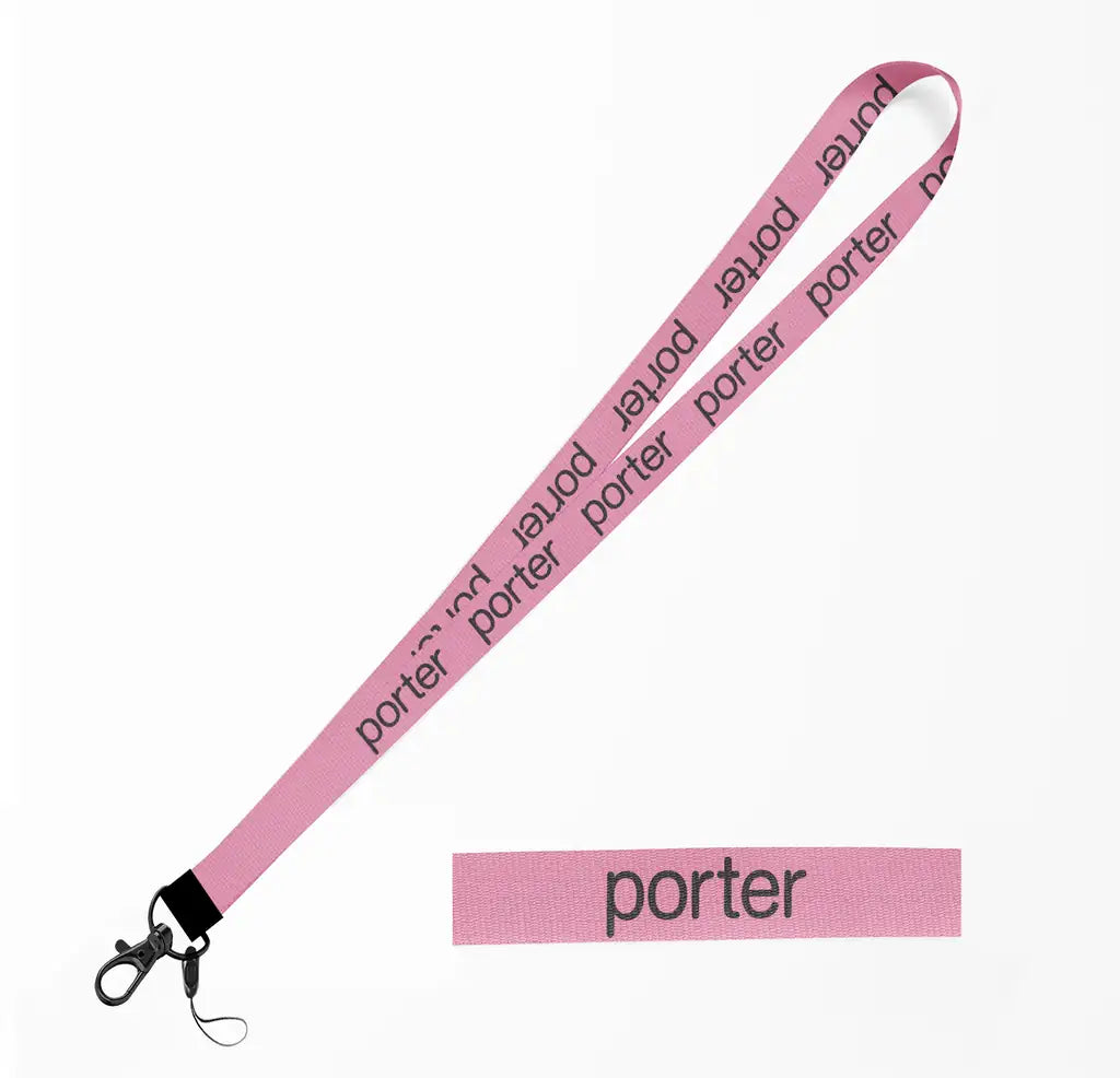 Porter Airlines lanyard - pink