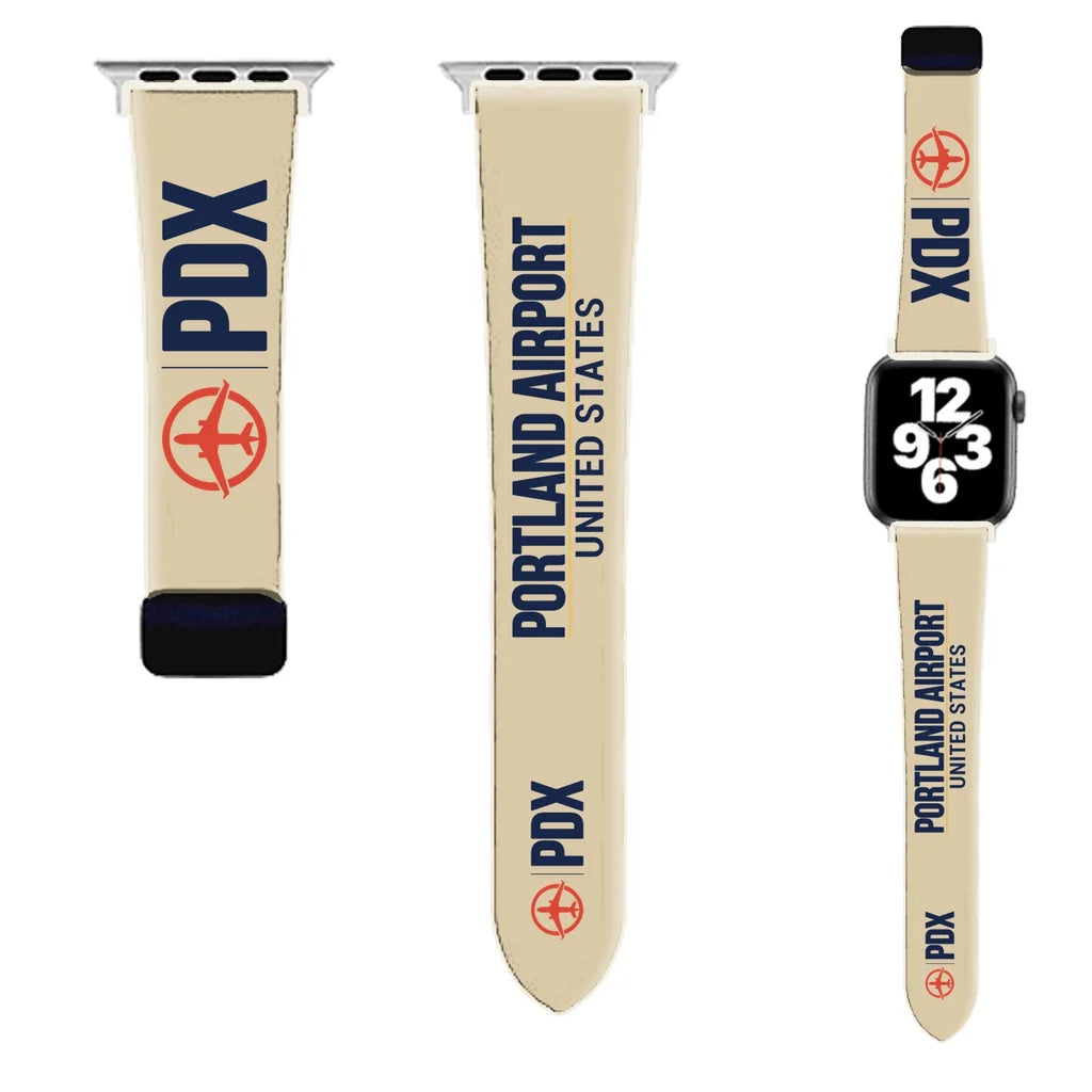 WBV6 | Portland International Airport PDX | Beige (Magnetic Band)