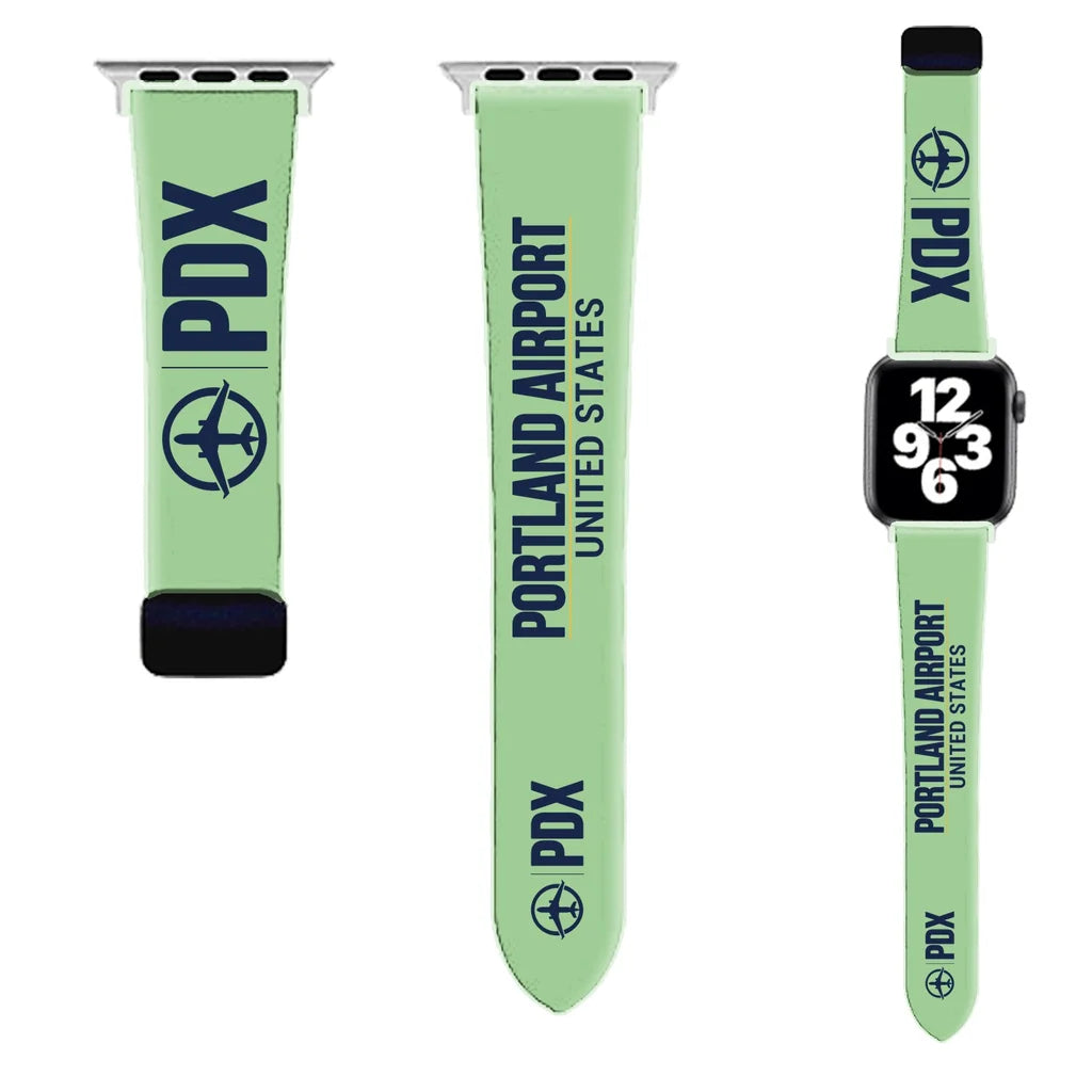 WBV6 | Portland International Airport PDX | Light Green (Magnetic Band)