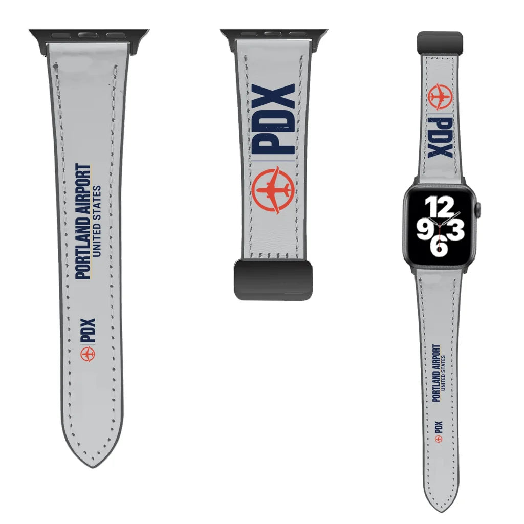 WBV6 | Portland International Airport PDX | Leather - Light Gray