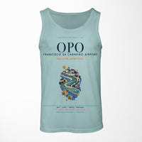 Thumbnail for Porto Francisco Sá Carneiro Airport (OPO) design on light green tank top