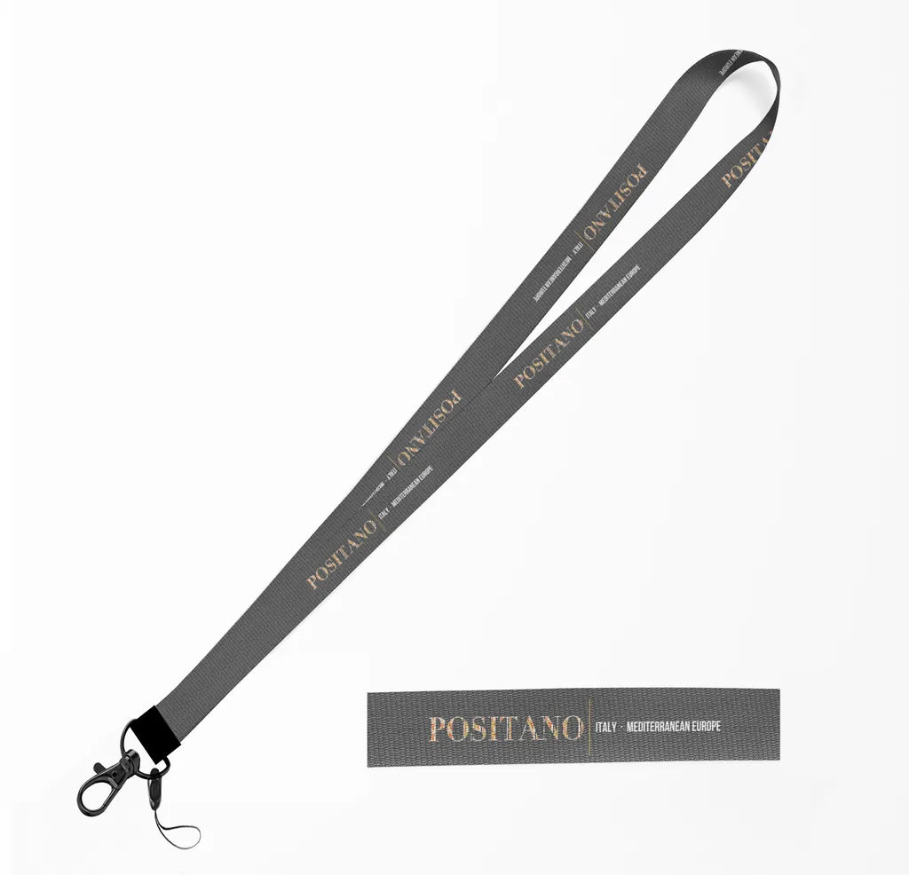 Positano City Series lanyard - gray