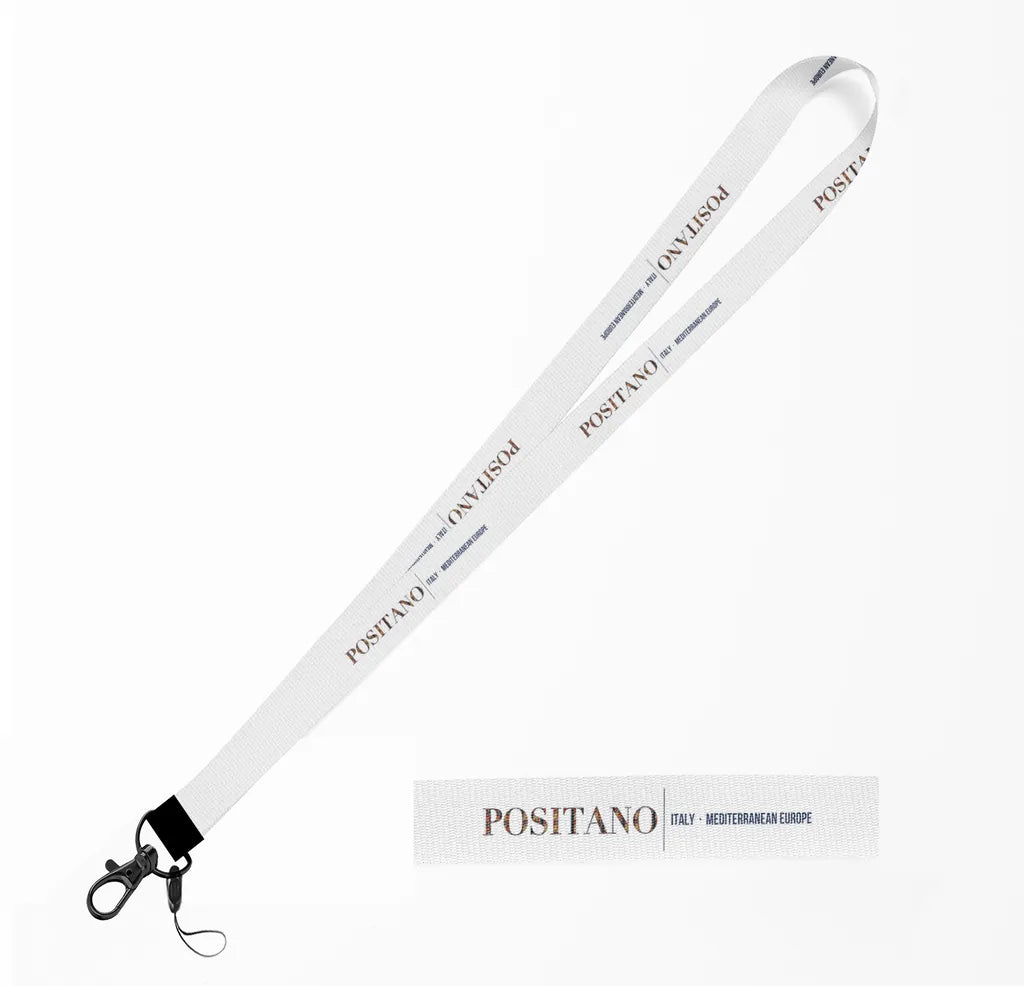 Positano City Series lanyard - white