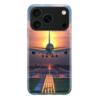 Thumbnail for Super Airbus A380 Landing During Sunset Printed iPhone Cases