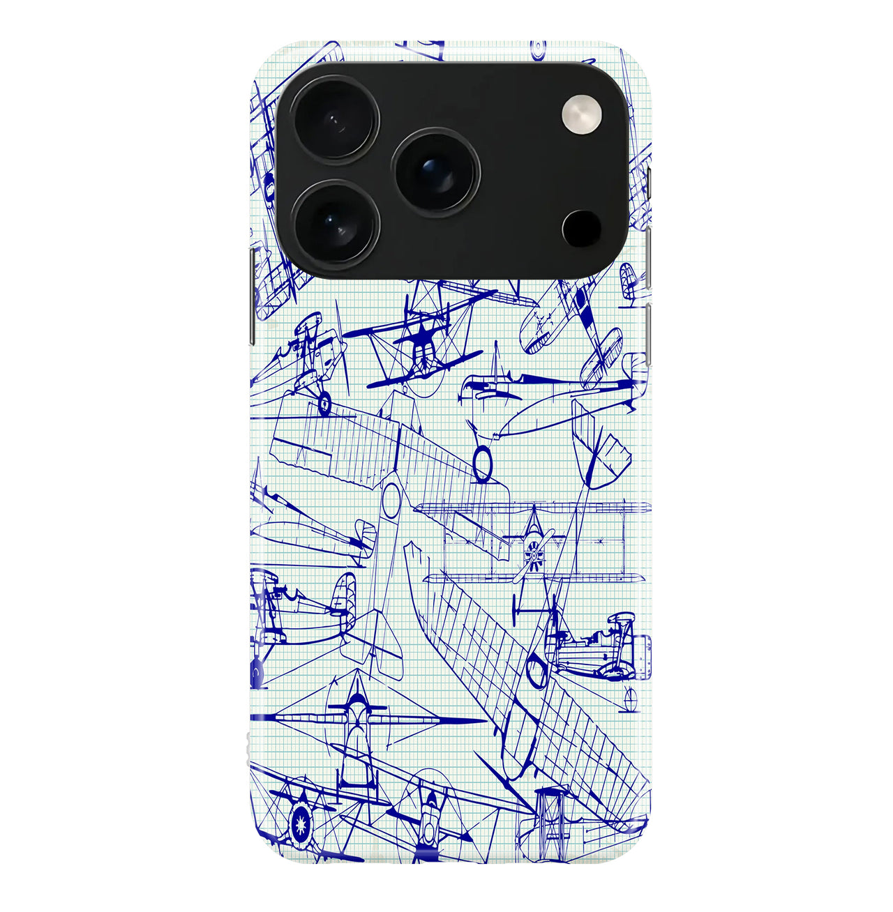 Amazing Drawings of Old Aircrafts Designed iPhone Cases