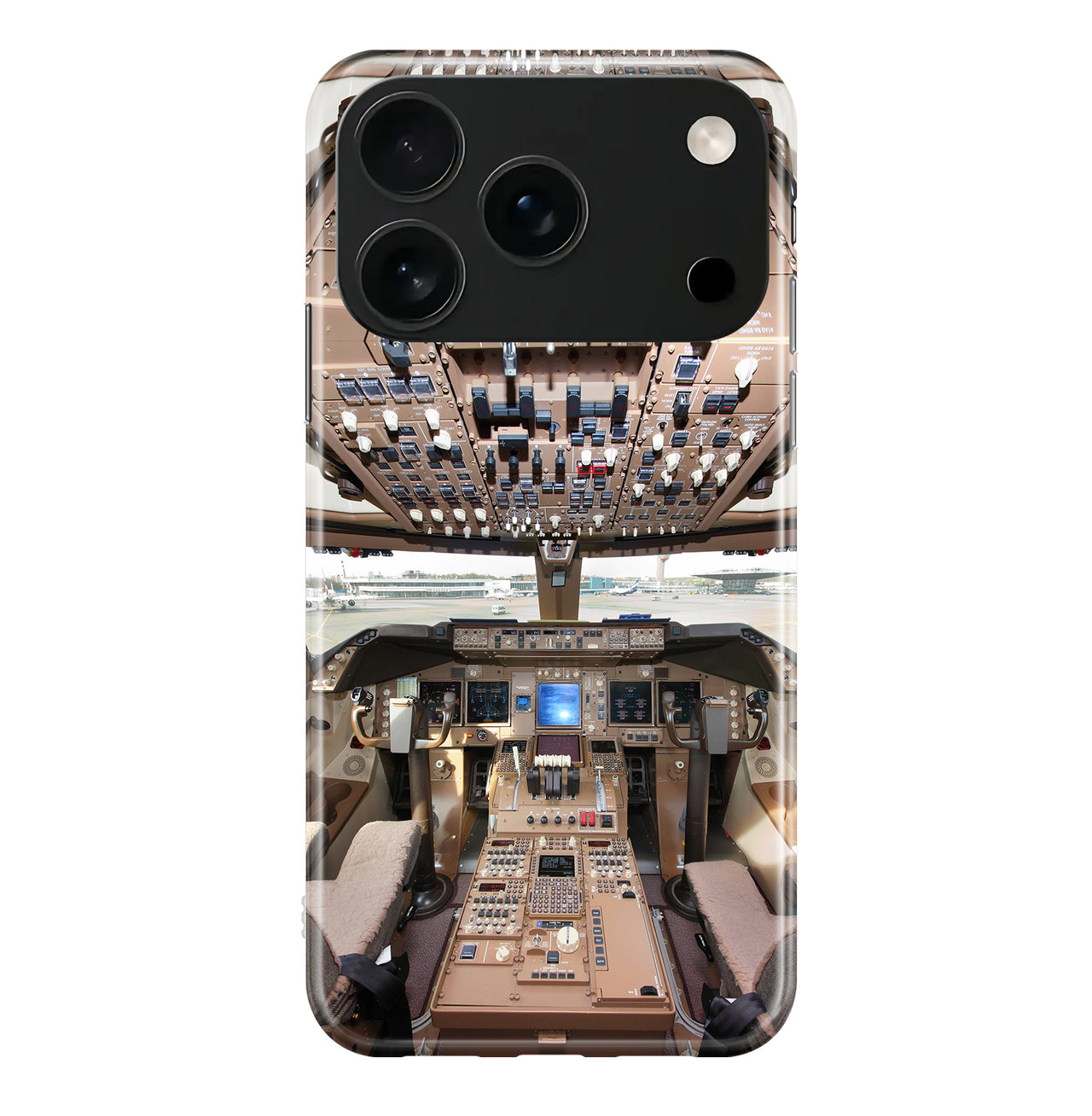 Boeing 747 Cockpit Printed iPhone Cases