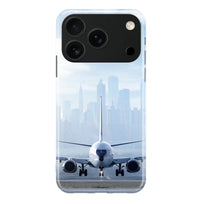Thumbnail for Boeing 737 & City View Behind Printed iPhone Cases