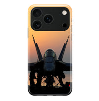 Thumbnail for Military Jet During Sunset Designed iPhone Cases