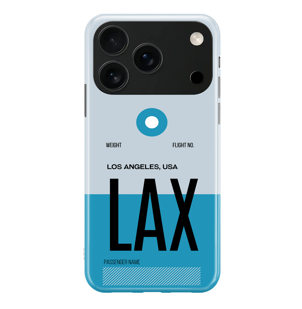 LAX - Los Angles Airport Tag Designed iPhone Cases