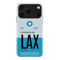 Thumbnail for LAX - Los Angles Airport Tag Designed iPhone Cases