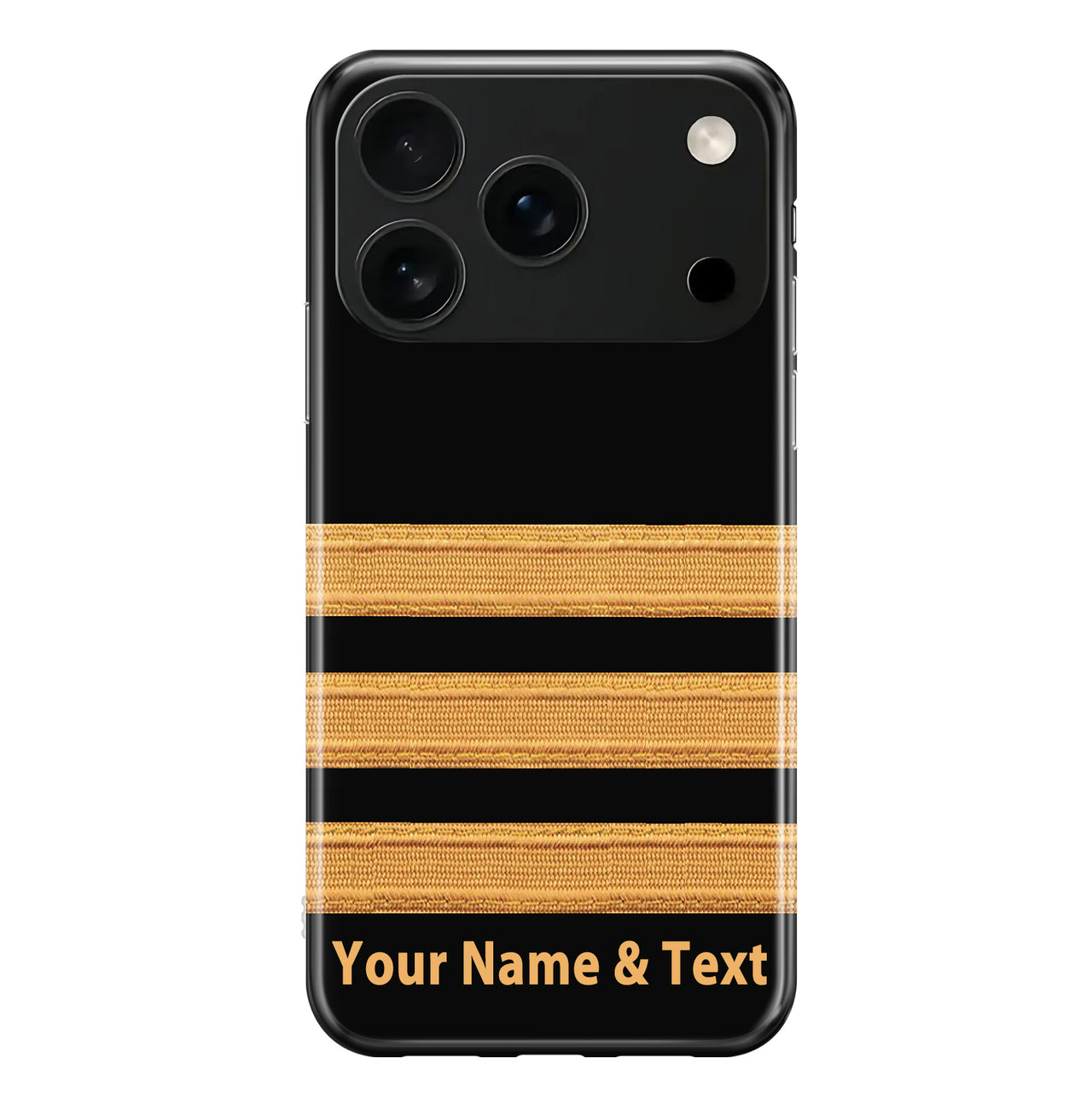 Original Pilot Epaulettes (Customizable) Designed iPhone Cases