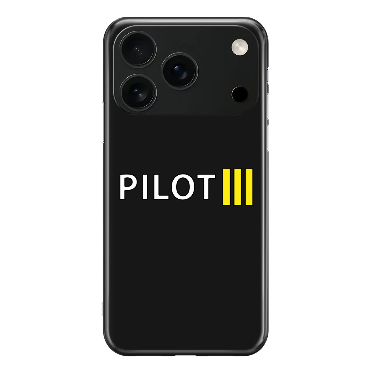 Pilot & Stripes (3 Lines) Designed iPhone Cases