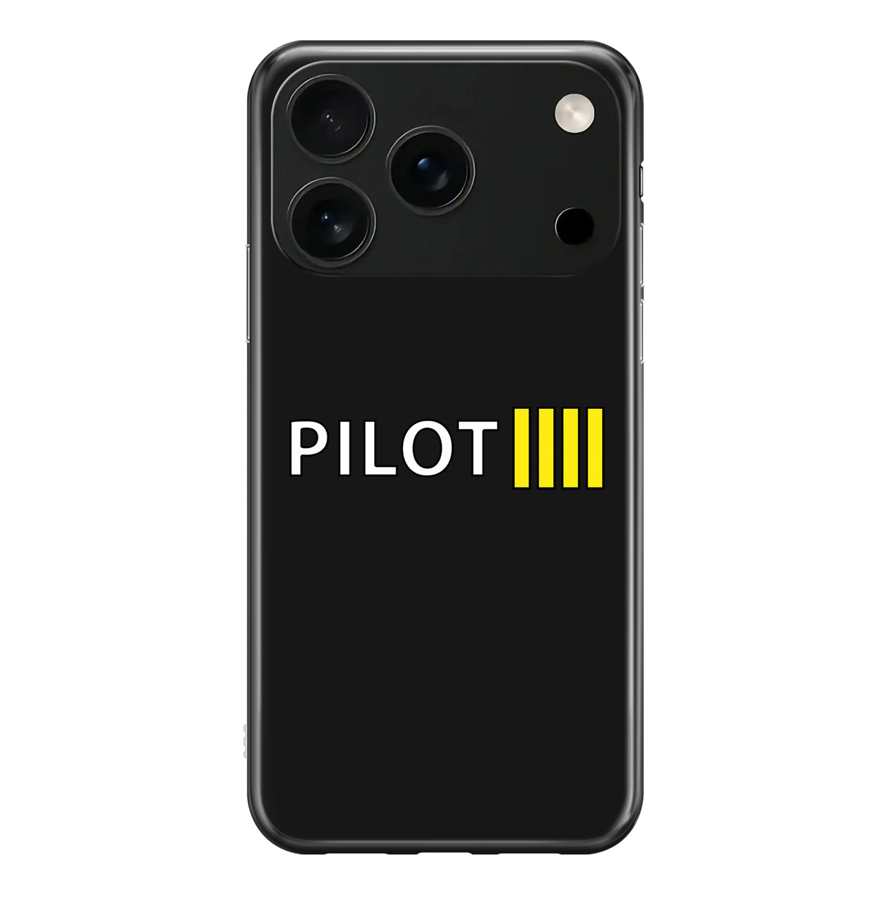 Pilot & Stripes (4 Lines) Designed iPhone Cases