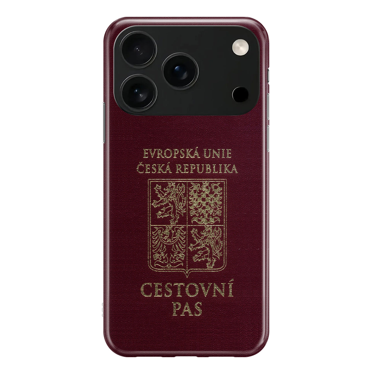 Czech Republic (Czechia) Passport Designed iPhone Cases