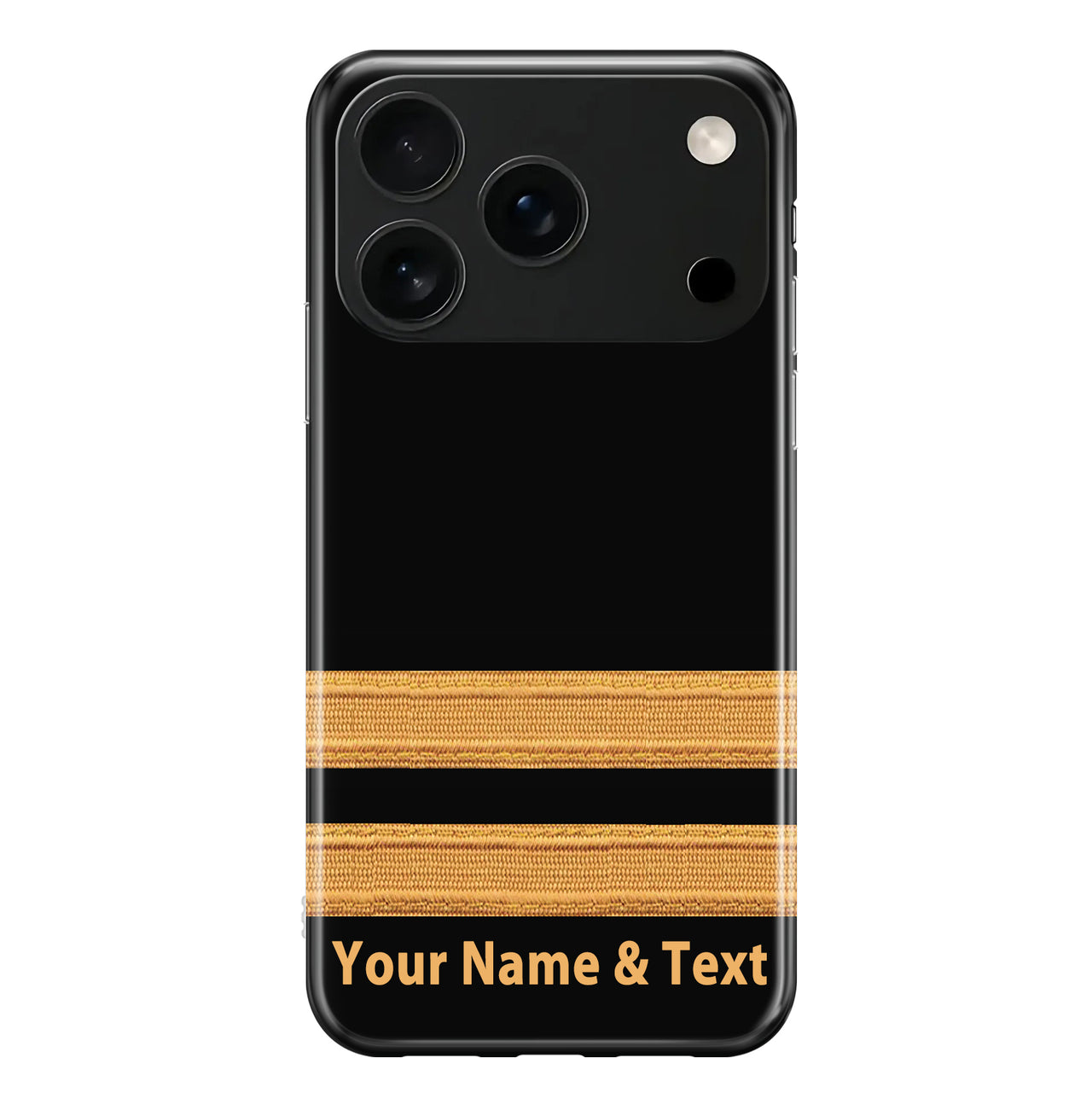 Original Pilot Epaulettes (Customizable) Designed iPhone Cases