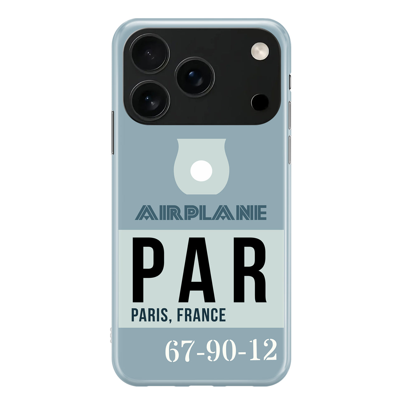 PAR - Paris France Luggage Tag Designed iPhone Cases