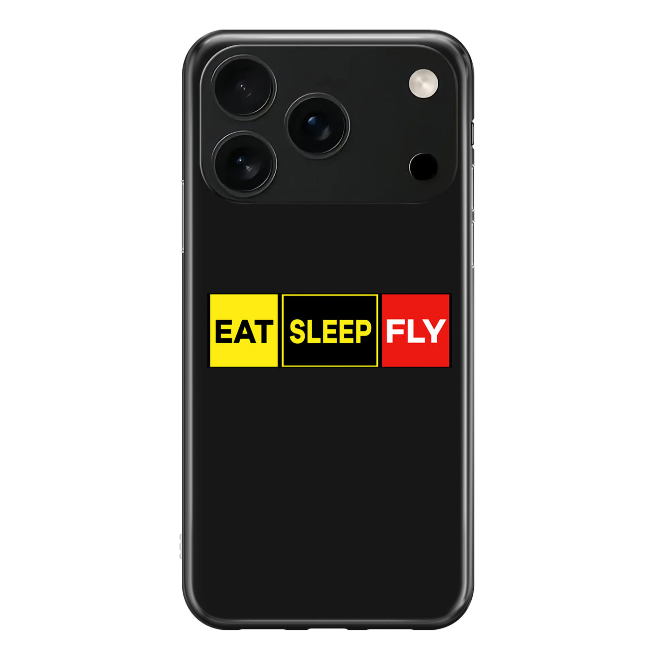 Eat Sleep Fly (Colourful) Designed iPhone Cases