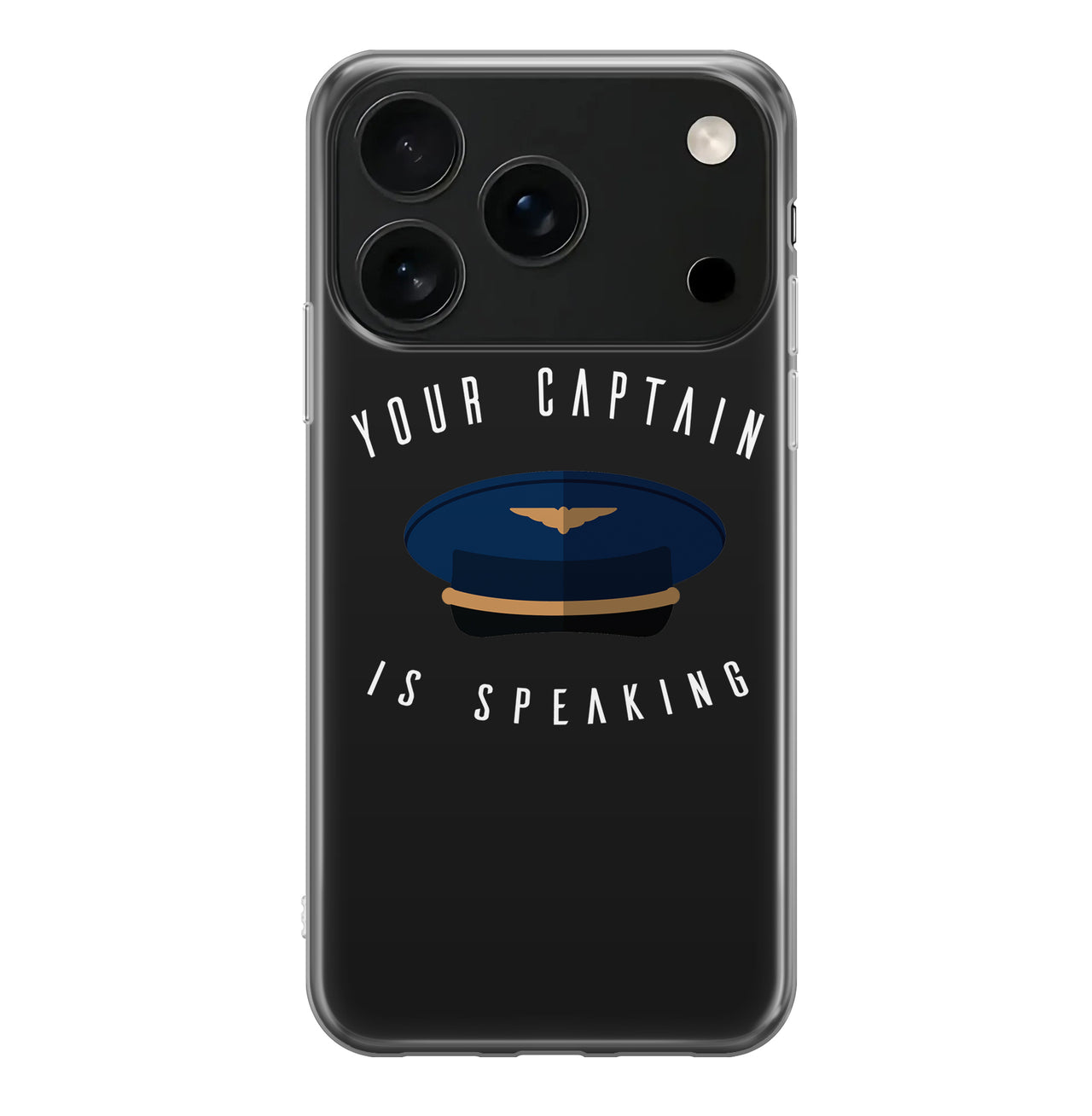 Your Captain Is Speaking Designed iPhone Cases