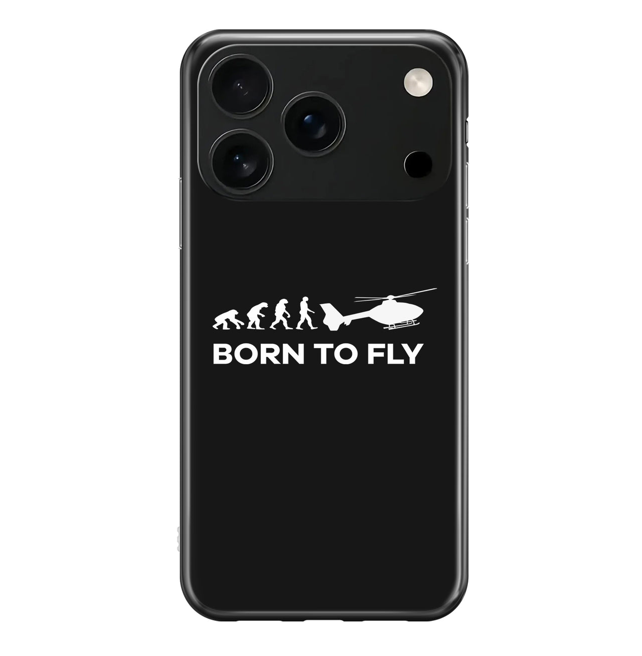Born To Fly Helicopter Designed iPhone Cases