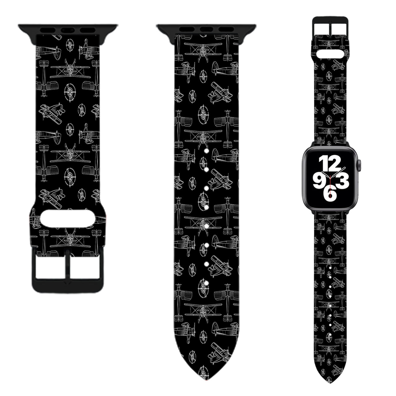 Propeller Lovers Designed Soft Silicone Apple Watch Bands