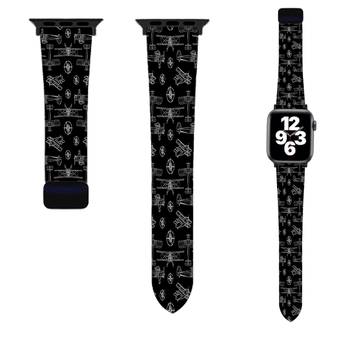 Propeller Lovers Designed Soft Silicone Apple Watch Bands