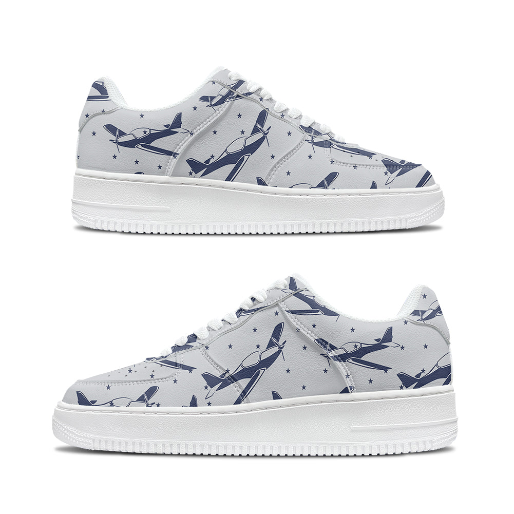 Propellers & Stars Designed Low Top Sport Sneakers & Shoes