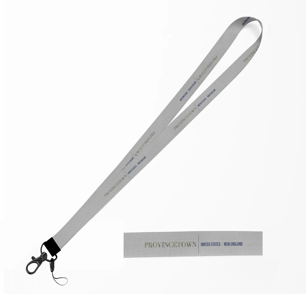 Provincetown City Series lanyard - light gray
