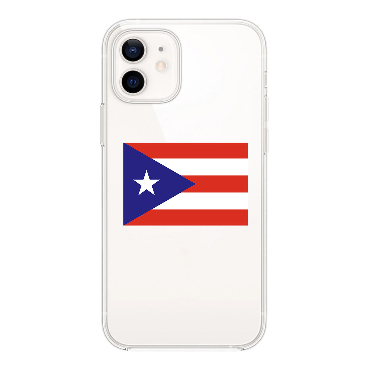 Puerto Rico Designed Transparent Silicone iPhone Cases