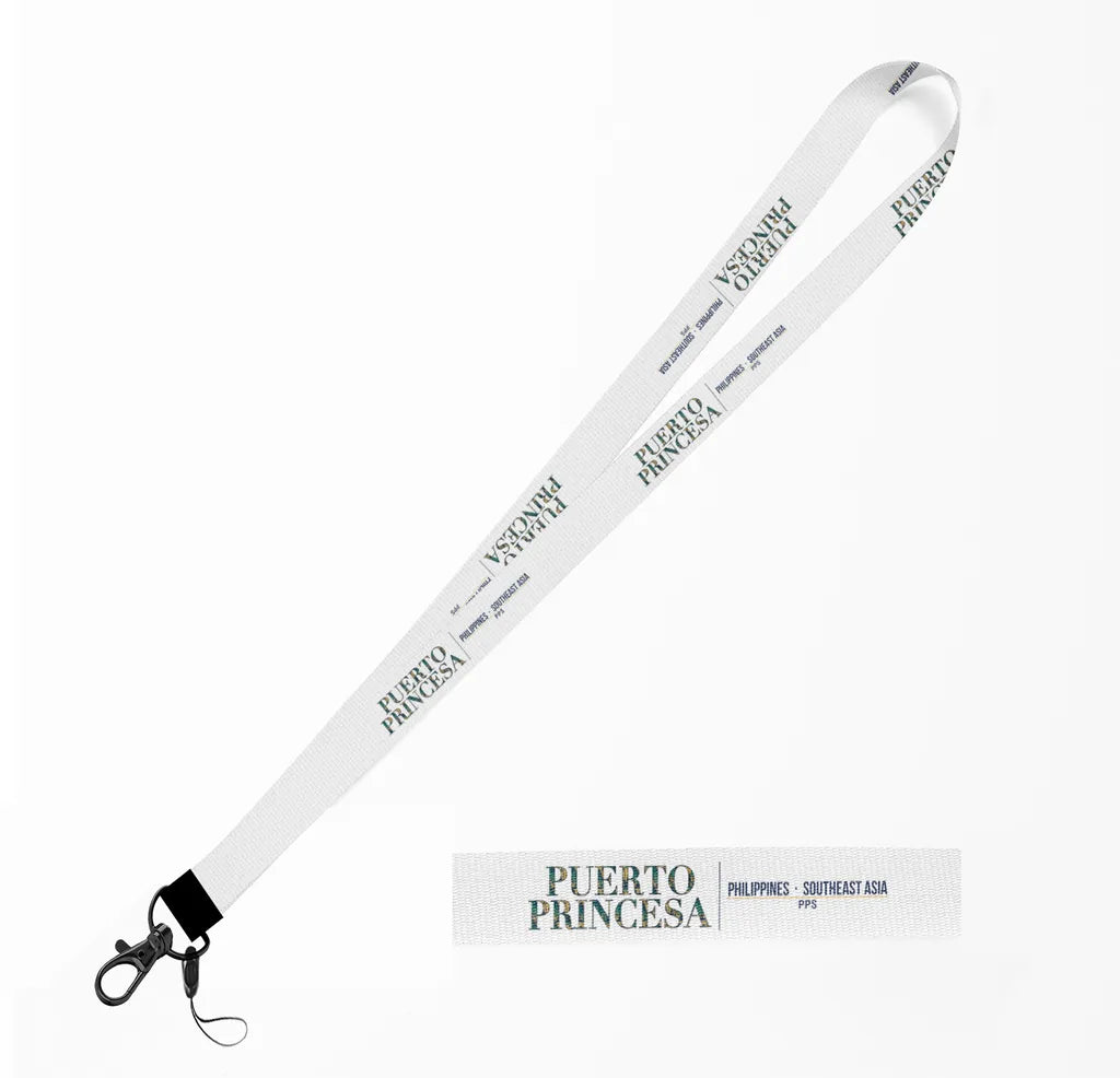 Puerto Princesa City Series lanyard - white