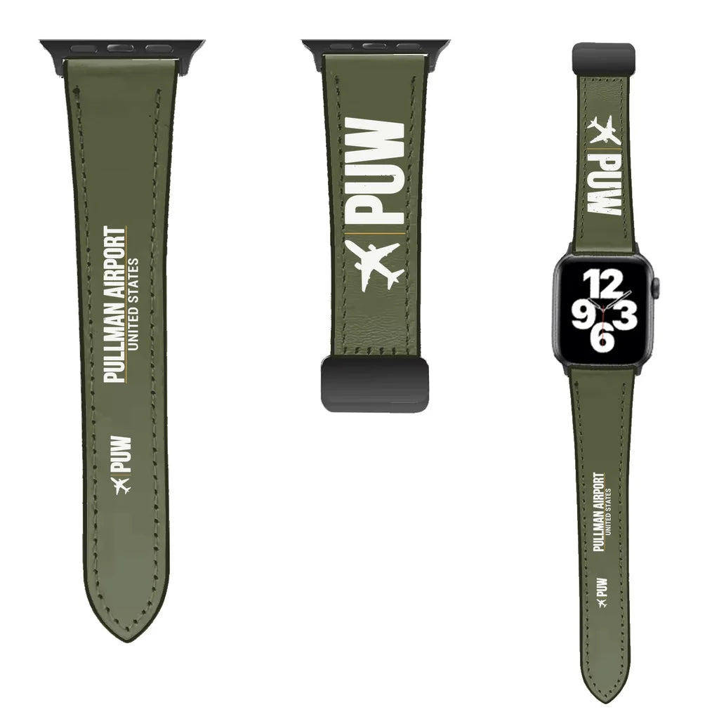 WBV6 | Pullman–Moscow Regional Airport PUW | Leather - Green Army