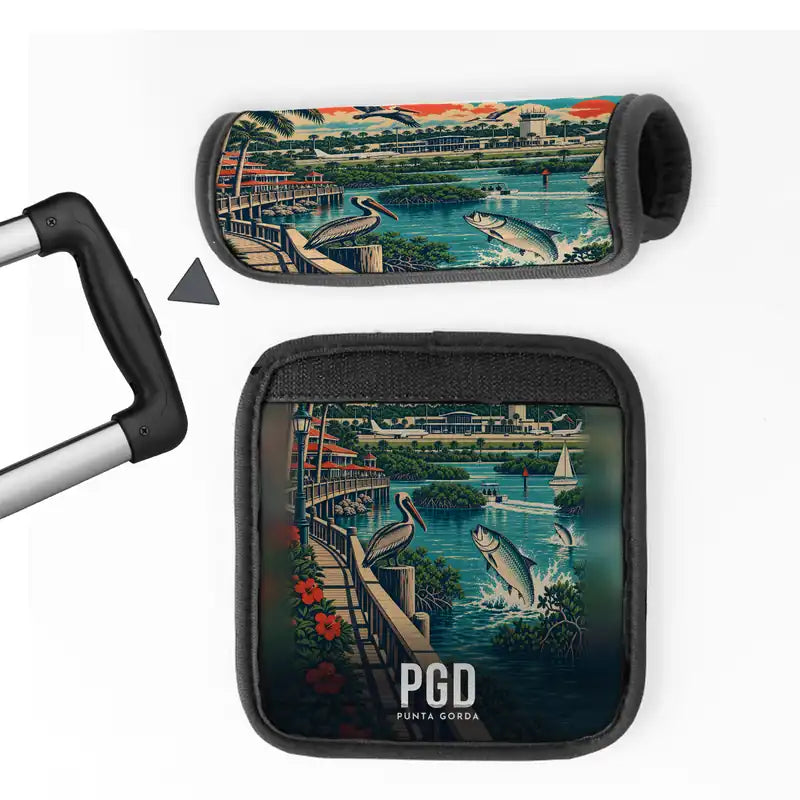 Punta Gorda Airport (PGD) Luggage Handle Covers - 3D Full Print