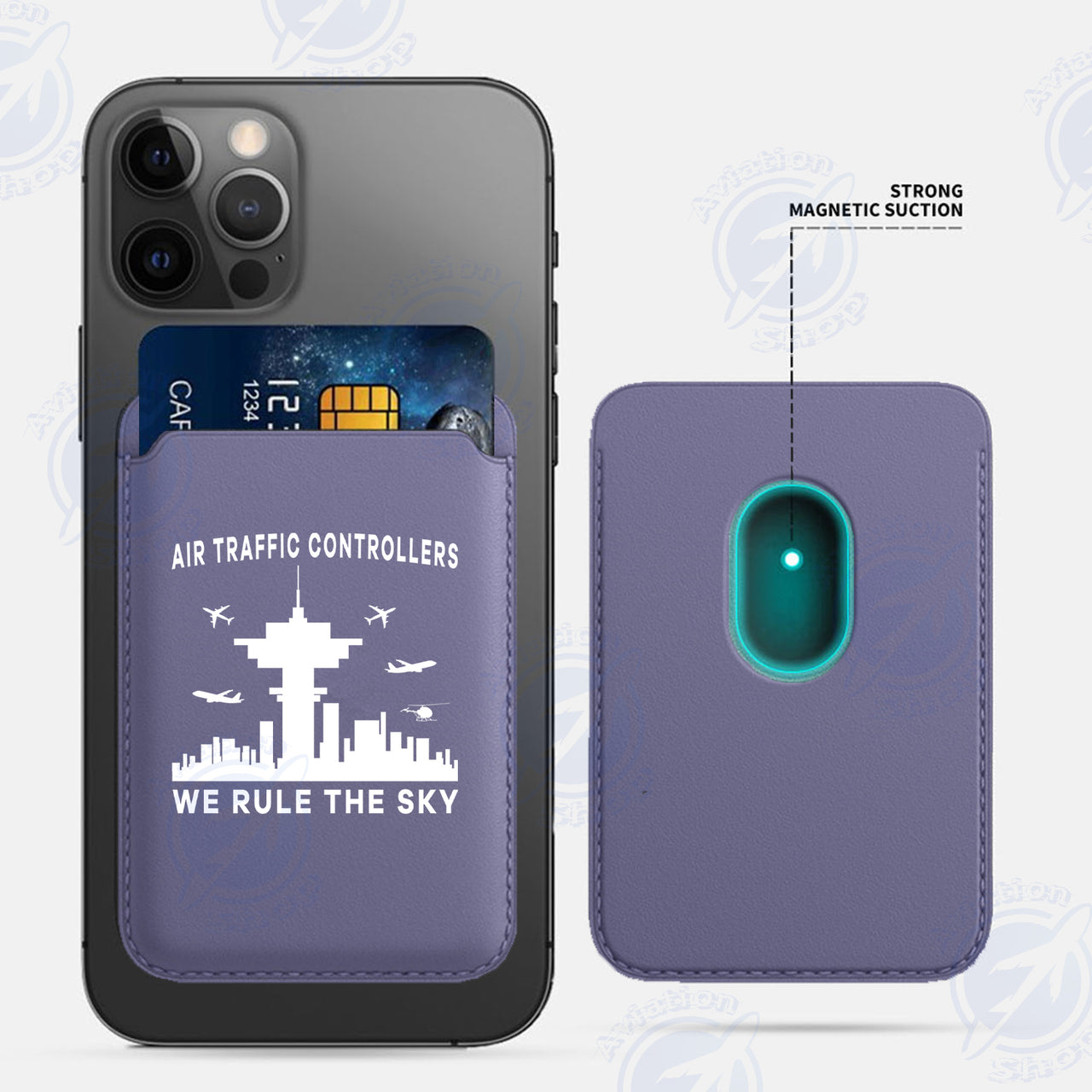 Air Traffic Controllers - We Rule The Sky iPhone Cases Magnetic Card Wallet