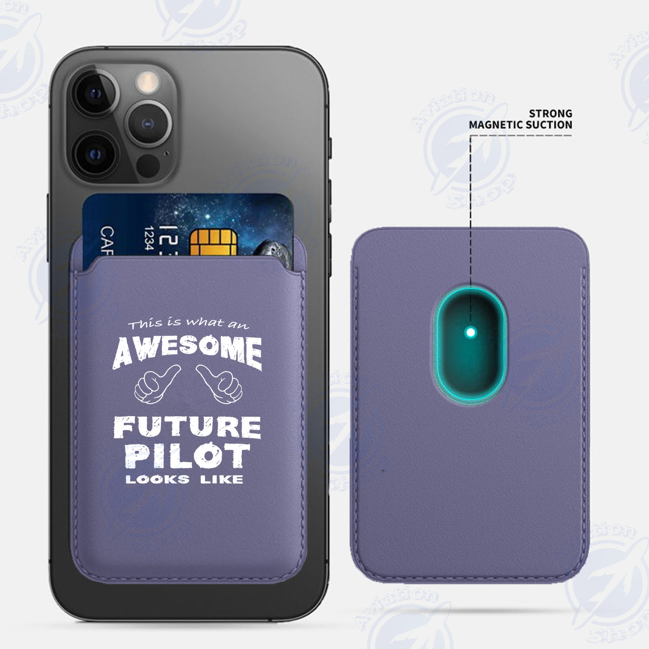Future Pilot iPhone Cases Magnetic Card Wallet