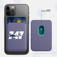 Thumbnail for Super Boeing 747 iPhone Cases Magnetic Card Wallet
